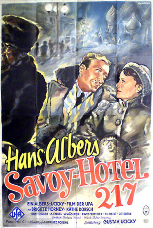 Savoy-Hotel 217 - German Movie Poster