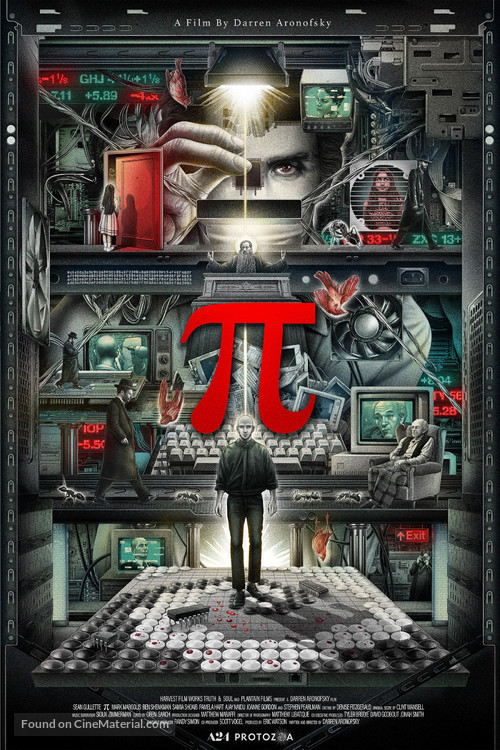 Pi - Re-release movie poster