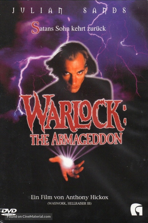 Warlock: The Armageddon - German DVD movie cover