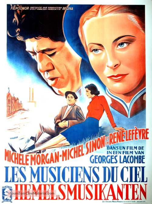 Musiciens du ciel, Les - Belgian Movie Poster