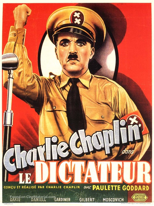 The Great Dictator - Belgian Movie Poster