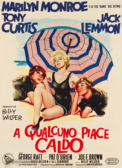 Some Like It Hot - Italian Movie Poster