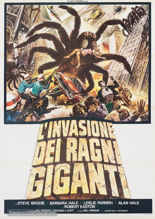 The Giant Spider Invasion - Italian Movie Poster