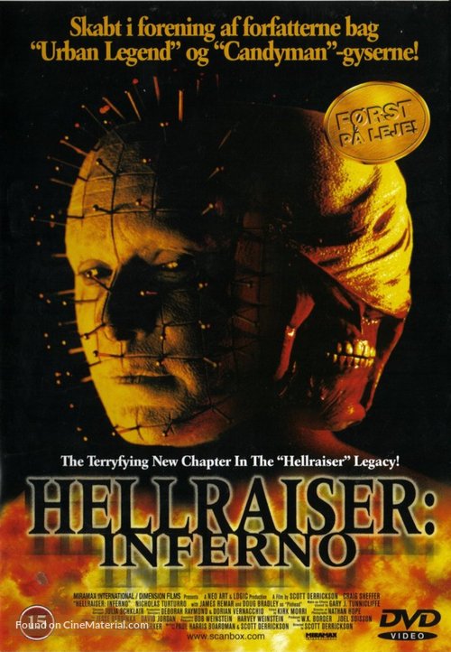 Hellraiser: Inferno - Danish Movie Cover