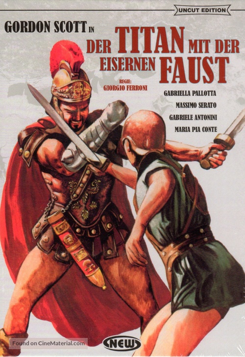 Il colosso di Roma - German DVD movie cover