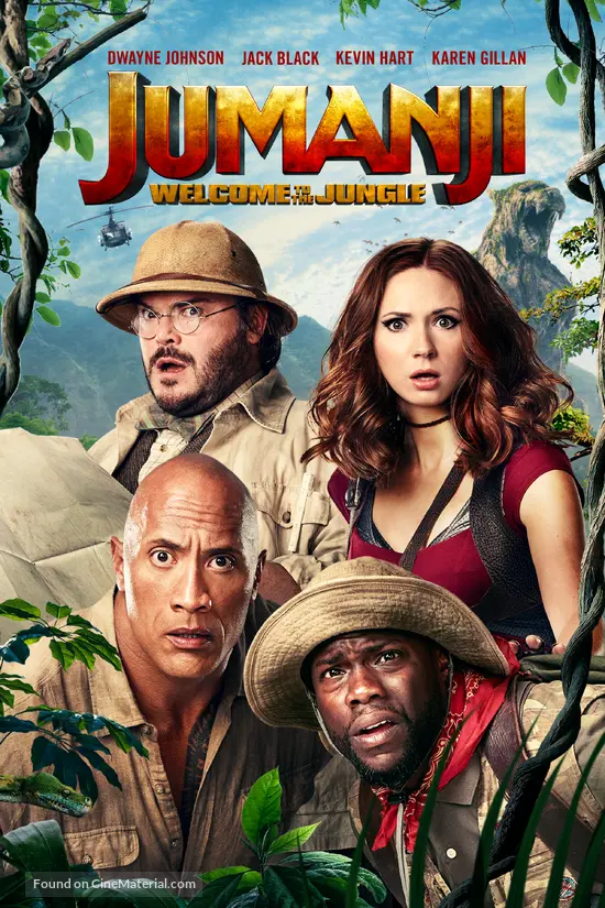 Jumanji Welcome To The Jungle 2017 Movie Cover Jumanji welcome to the jungle 2017 movie cover