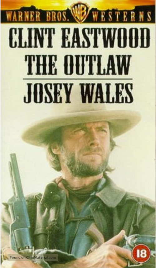 The Outlaw Josey Wales - British VHS movie cover