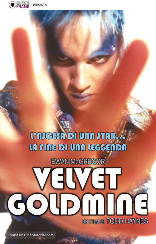 Velvet Goldmine - Italian VHS movie cover