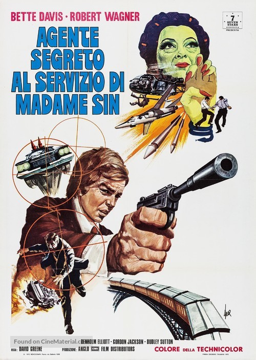 Madame Sin - Italian Movie Poster