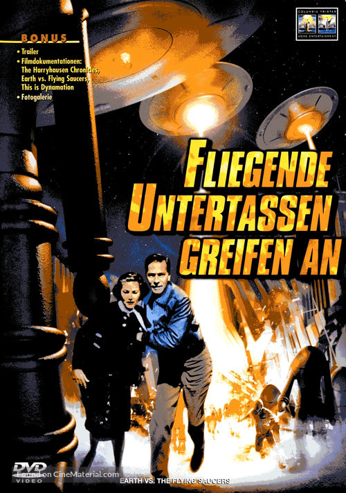 Earth vs. the Flying Saucers - German DVD movie cover