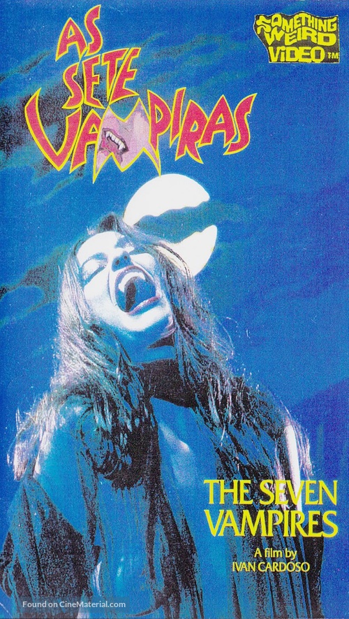 As Sete Vampiras - VHS movie cover