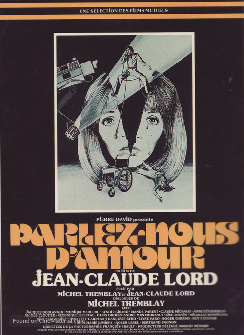 Parlez-nous d&#039;amour - Canadian Movie Poster