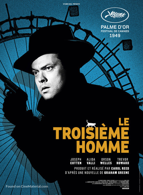 The Third Man - French Re-release movie poster