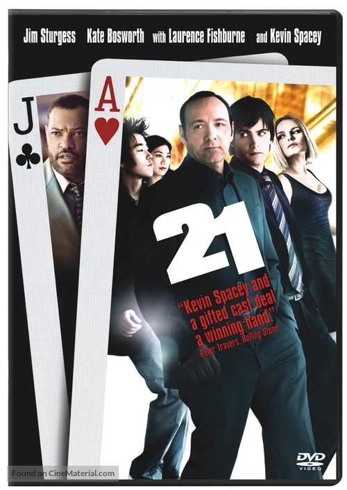 21 - DVD movie cover