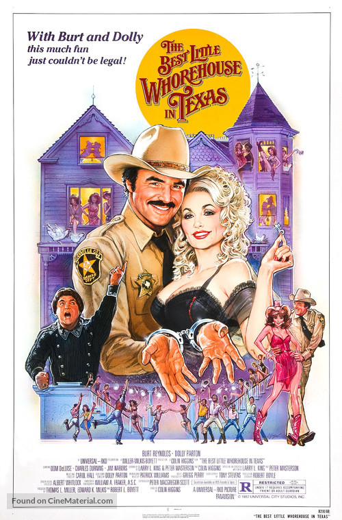 The Best Little Whorehouse in Texas - Movie Poster