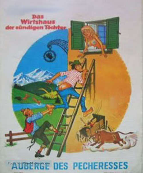 Das Wirtshaus der s&uuml;ndigen T&ouml;chter - French Movie Cover