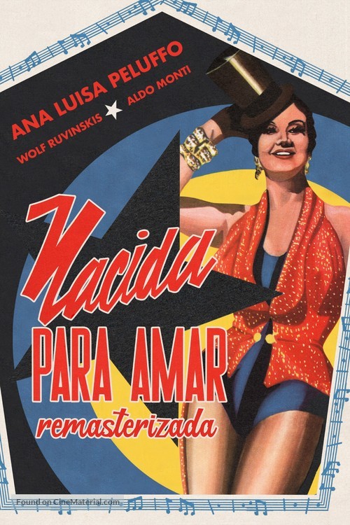 Nacida para amar - Argentinian Movie Cover