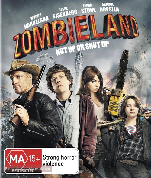 Zombieland - Australian Blu-Ray movie cover