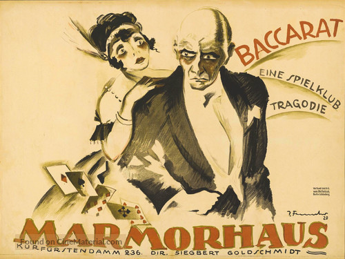 Baccarat - German Movie Poster
