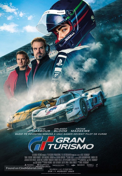 Gran Turismo - Romanian Movie Poster