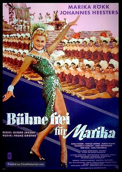 B&uuml;hne frei f&uuml;r Marika - German Movie Poster