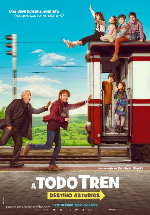 &iexcl;A todo tren! Destino Asturias - Spanish Movie Poster