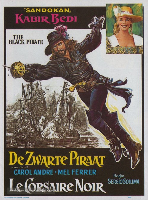Corsaro nero, Il - Belgian Movie Poster