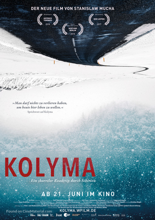 Kolyma: Road of Bones - German Movie Poster