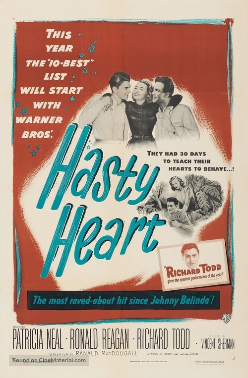 The Hasty Heart - Movie Poster