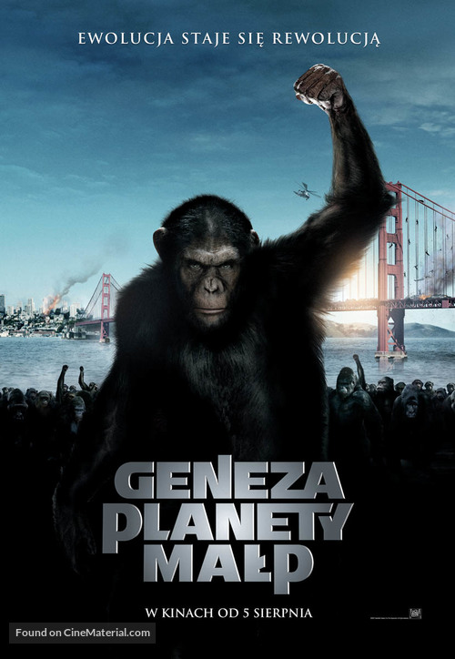Rise of the Planet of the Apes - Polish Movie Poster