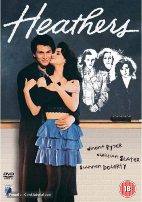 Heathers - British DVD movie cover