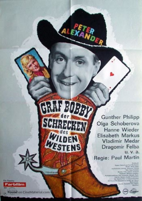 Graf Bobby, der Schrecken des wilden Westens - German Movie Poster