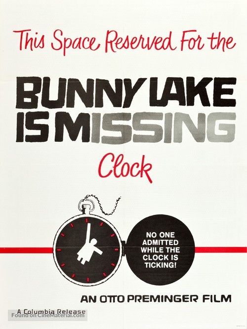 Bunny Lake Is Missing - Movie Poster