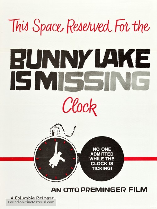 Bunny Lake Is Missing - Movie Poster