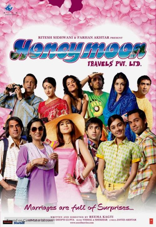 Honeymoon Travels Pvt. Ltd. - Indian poster