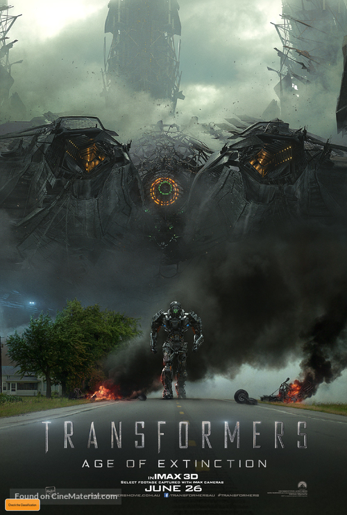 Transformers: Age of Extinction - Australian Movie Poster