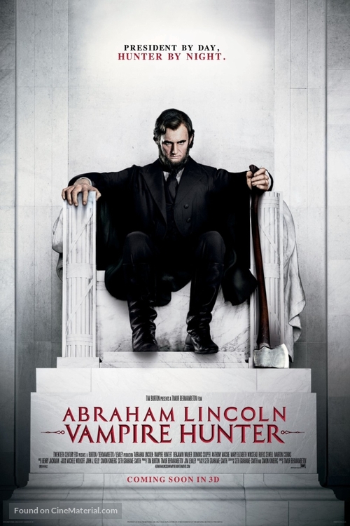 Abraham Lincoln: Vampire Hunter - Theatrical movie poster