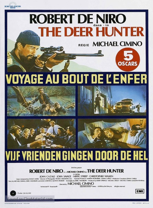 The Deer Hunter - Belgian Movie Poster