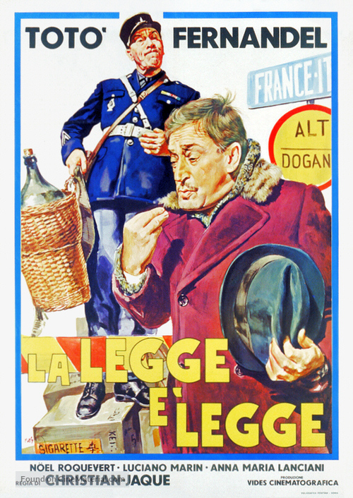 La legge &egrave; legge - Italian Theatrical movie poster