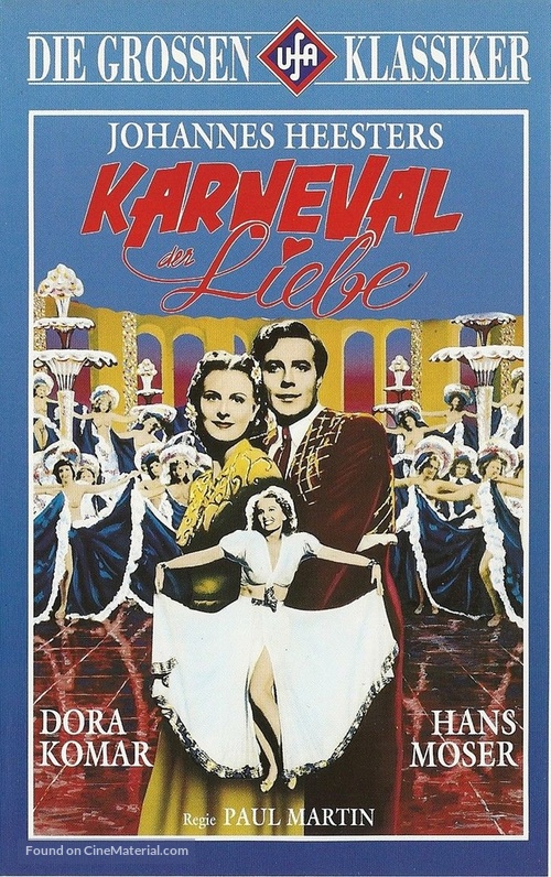 Karneval der Liebe - German VHS movie cover