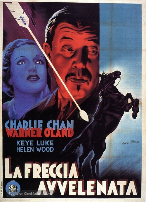 Charlie Chan at the Race Track - Italian Movie Poster