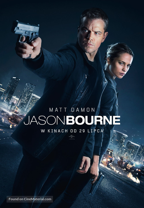 Jason Bourne - Polish Movie Poster