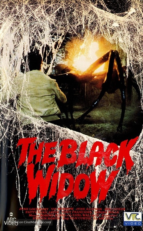 Curse of the Black Widow - Norwegian VHS movie cover