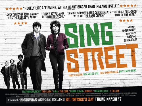 Sing Street - Irish Movie Poster