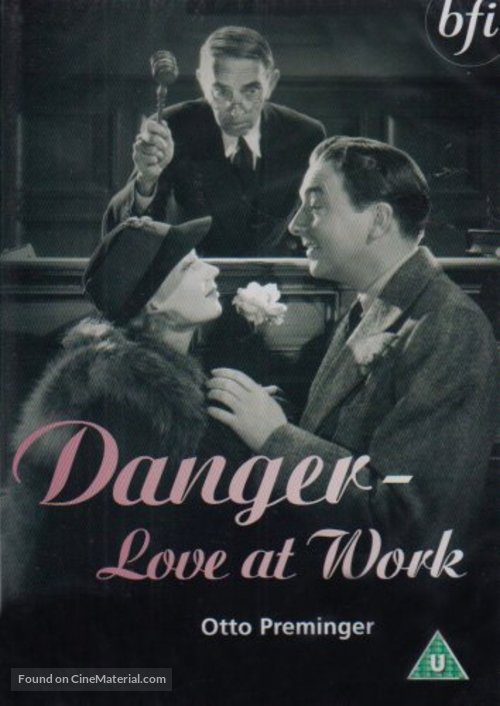 Danger: Love at Work - British DVD movie cover