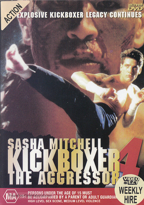 Kickboxer 4: The Aggressor - Australian Movie Cover