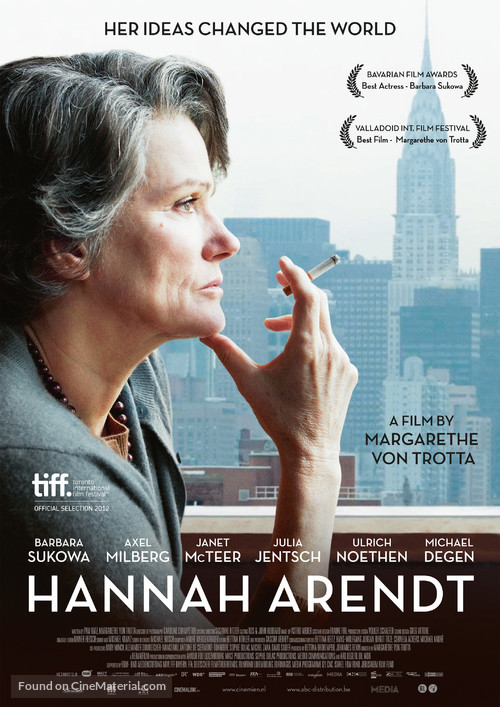 Hannah Arendt - Dutch Movie Poster