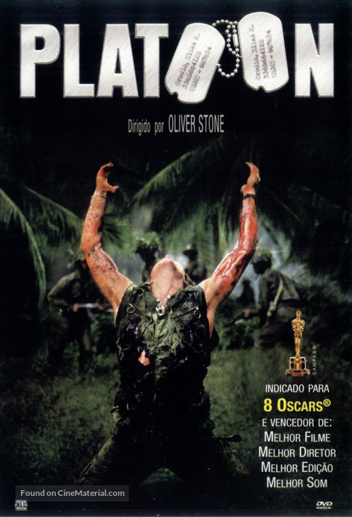 Platoon - Portuguese DVD movie cover