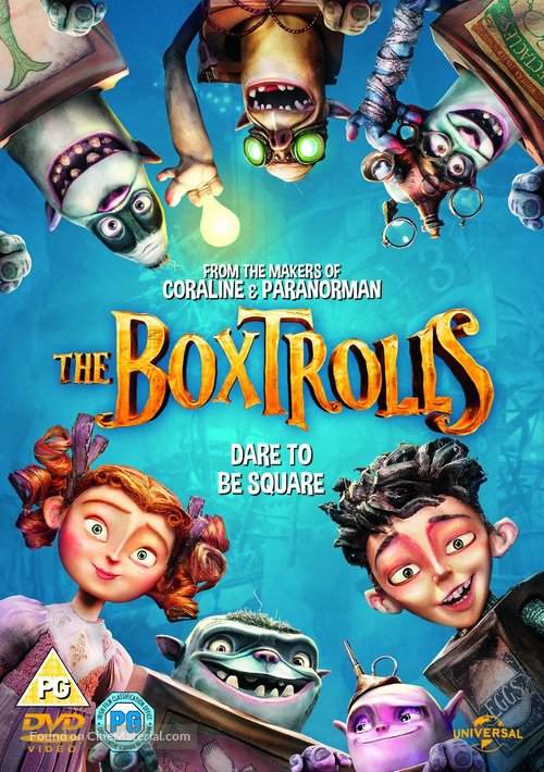 The Boxtrolls - British DVD movie cover