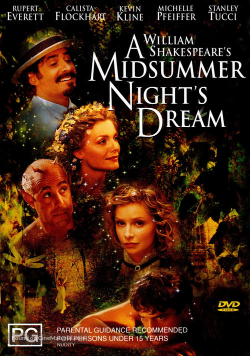 A Midsummer Night&#039;s Dream - Australian DVD movie cover